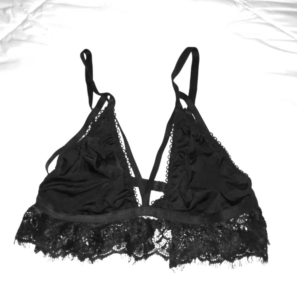 silk lace bralette